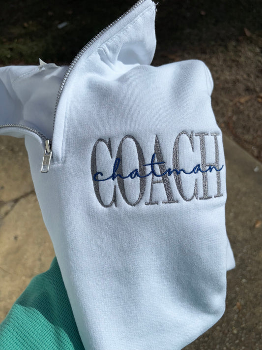 Coach pocket Embroidery Design