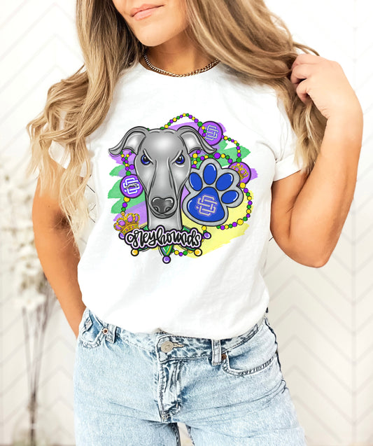 Greyhound Mardi Gras (SUBLIMATION SALE)