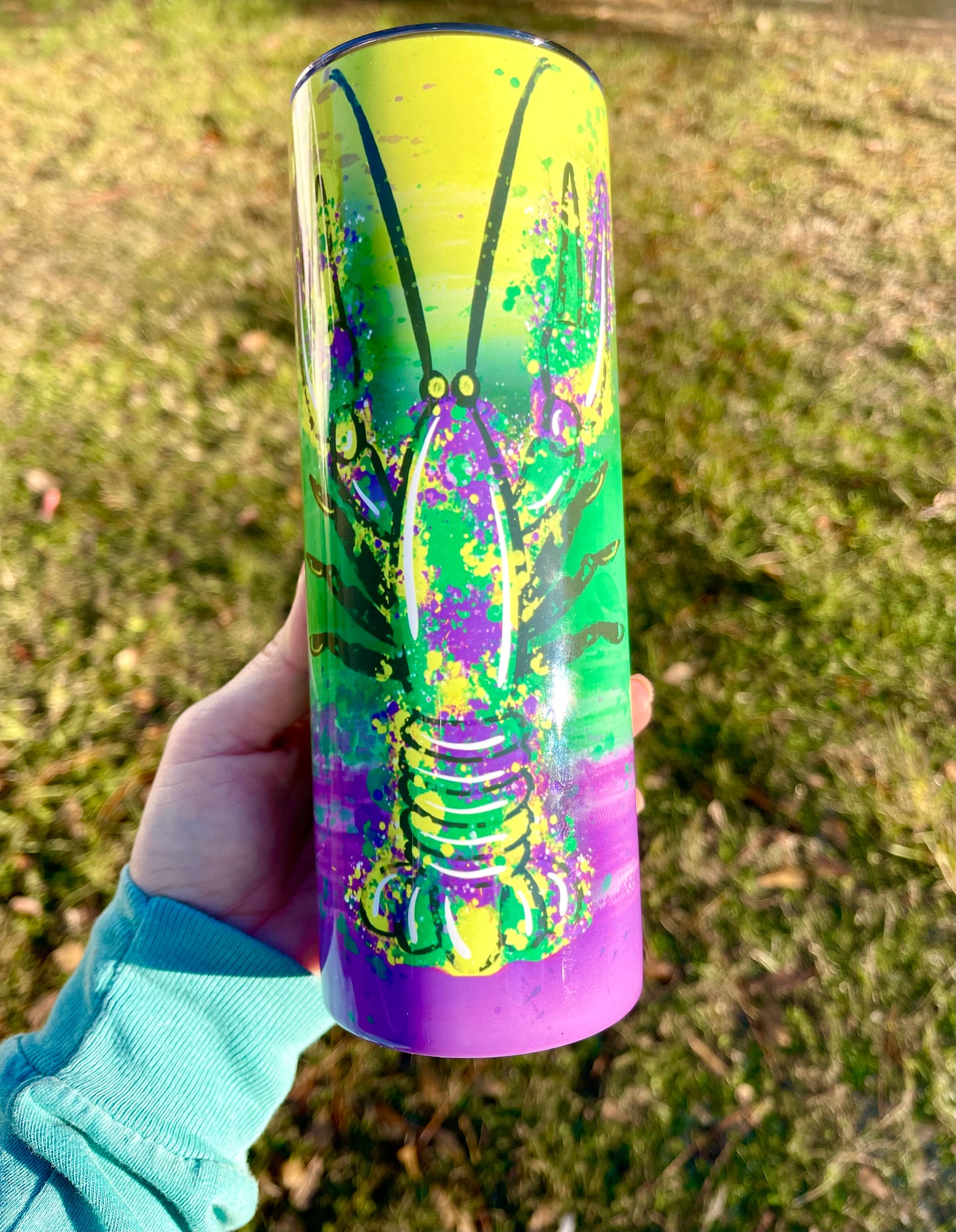 Mardi Gras Tumbler