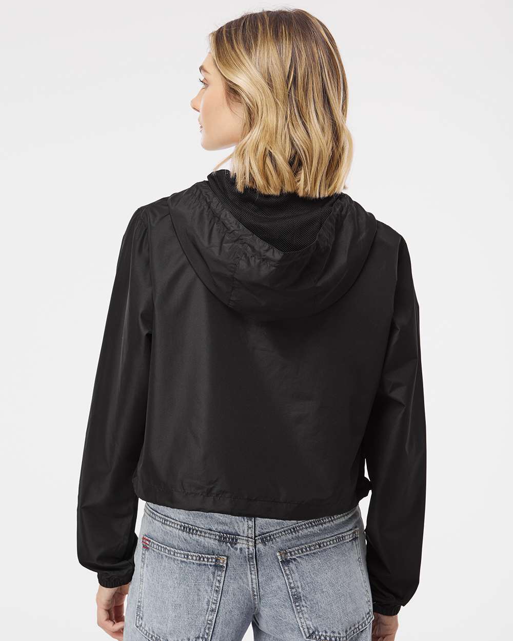 Cropped Rain Jacket (Embroidery included)