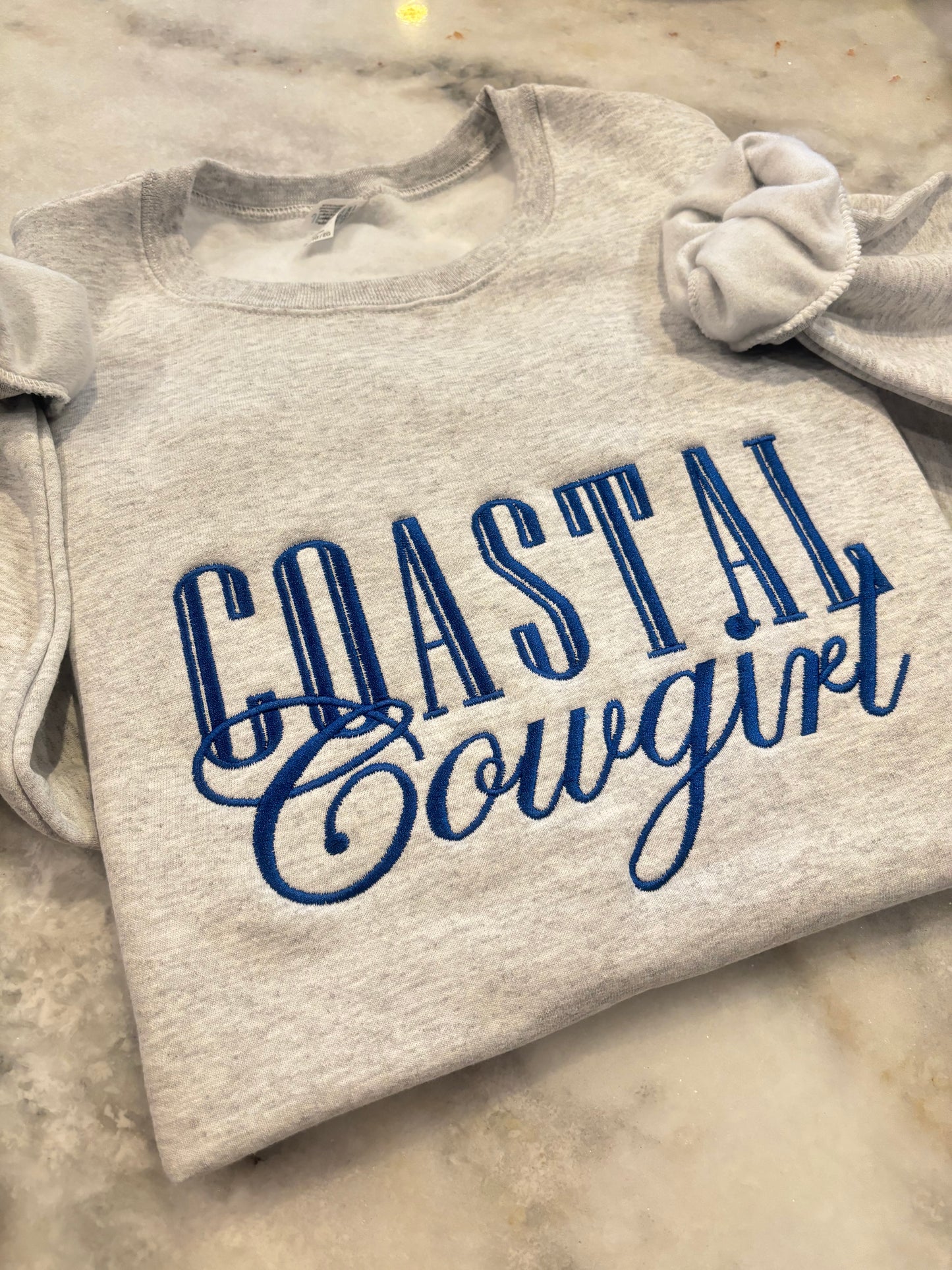 Coastal Cowgirl Embroidered Sweatshirt