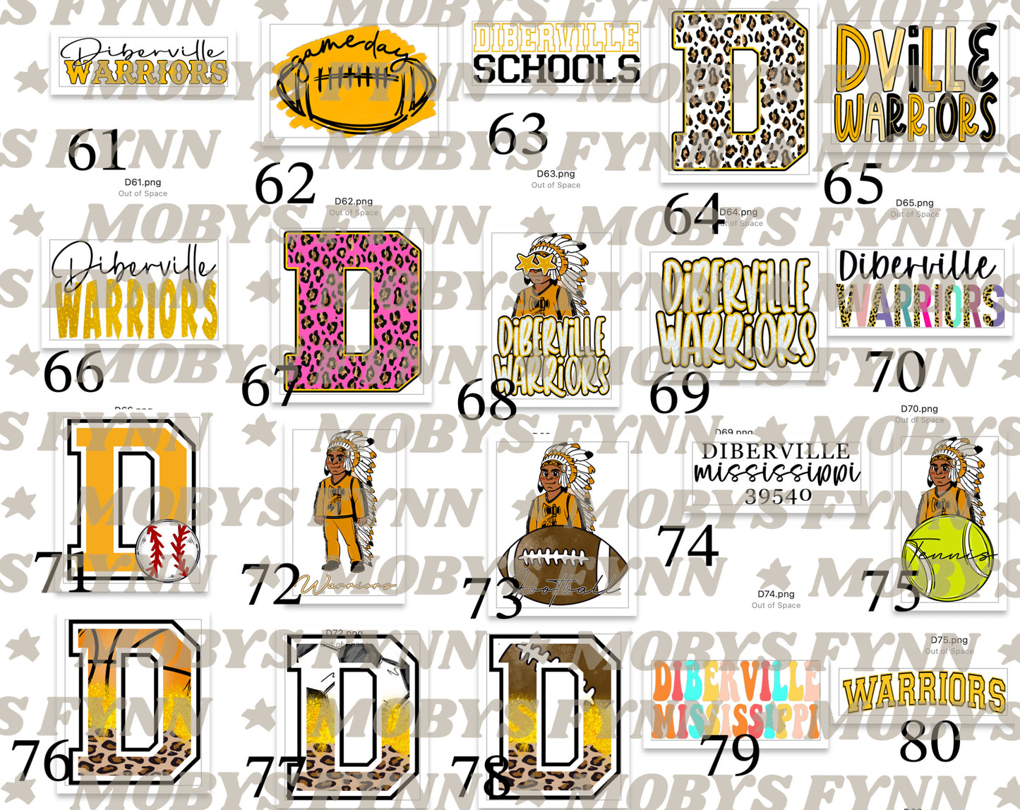 Diberville School Sale Sublimation ONLY Sale