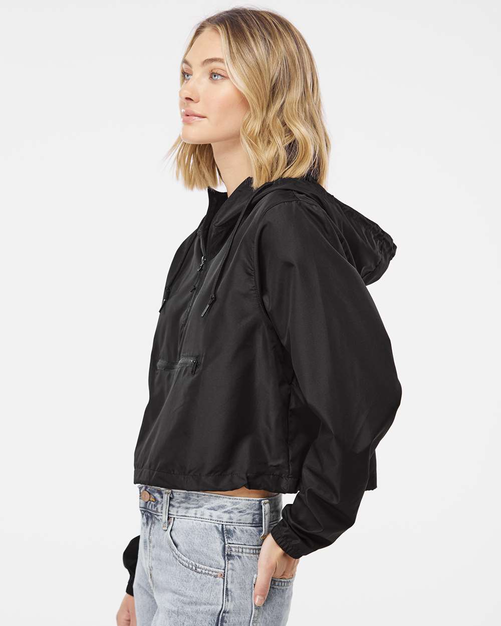 Cropped Rain Jacket (Embroidery included)