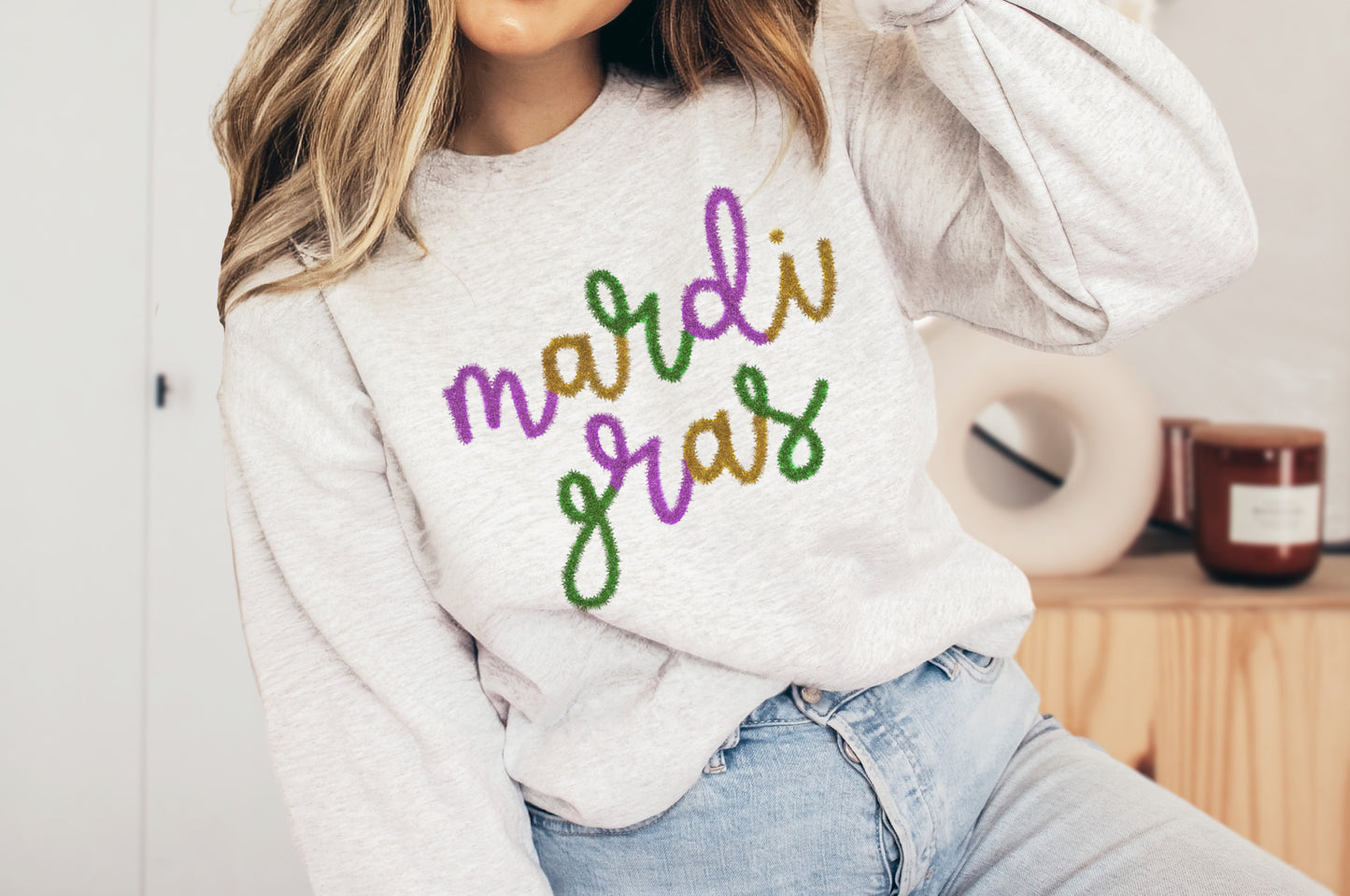 Mardi Gras FAUX Tinsel