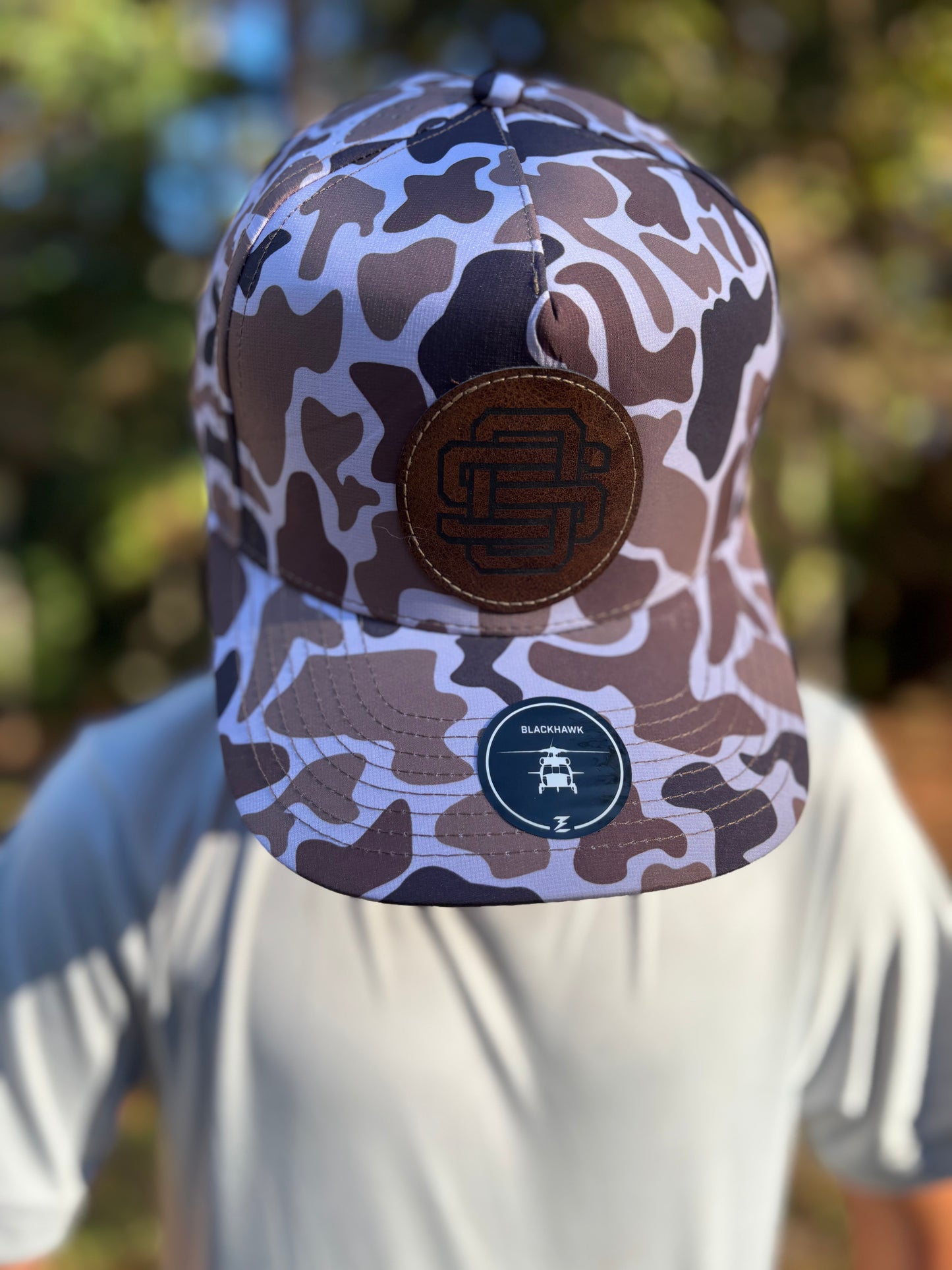 Laser-Stitch Camo Hat