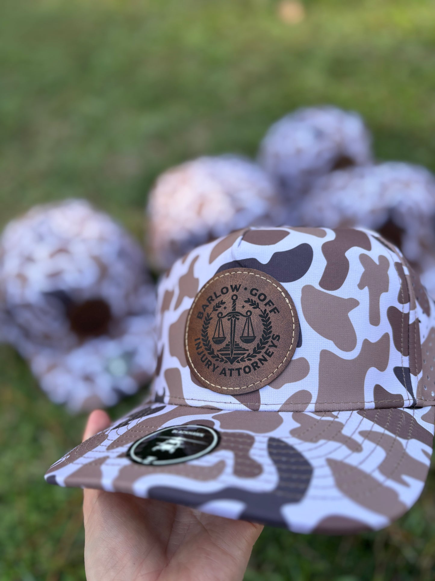 Laser-Stitch Camo Hat