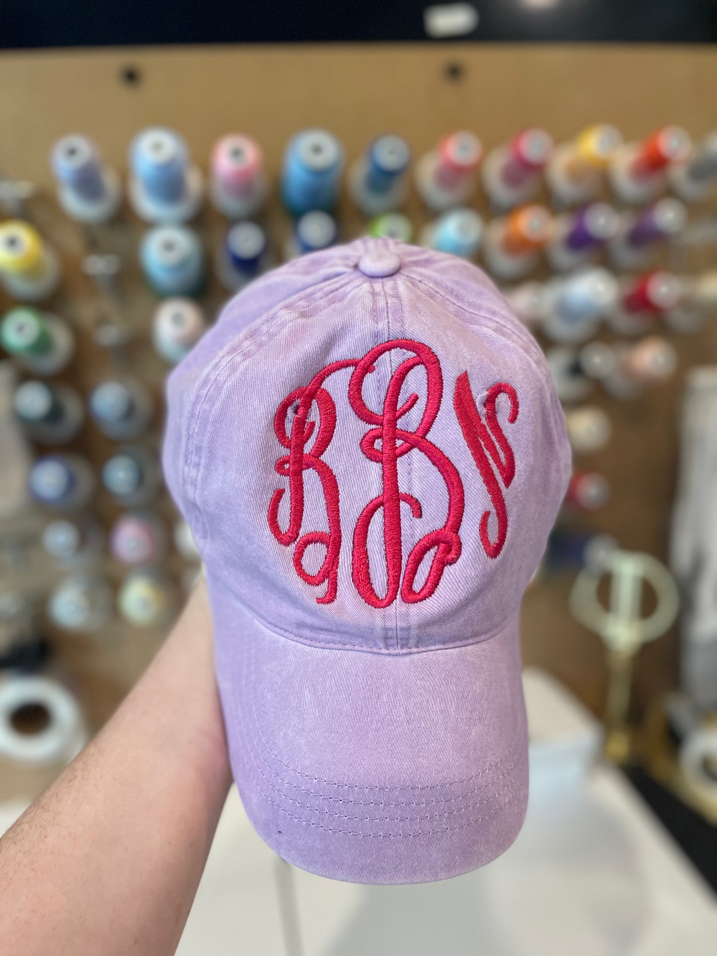 Youth & Adult Monogrammed Baseball Cap