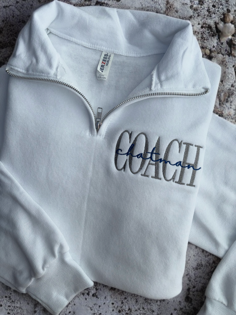 Coach pocket Embroidery Design