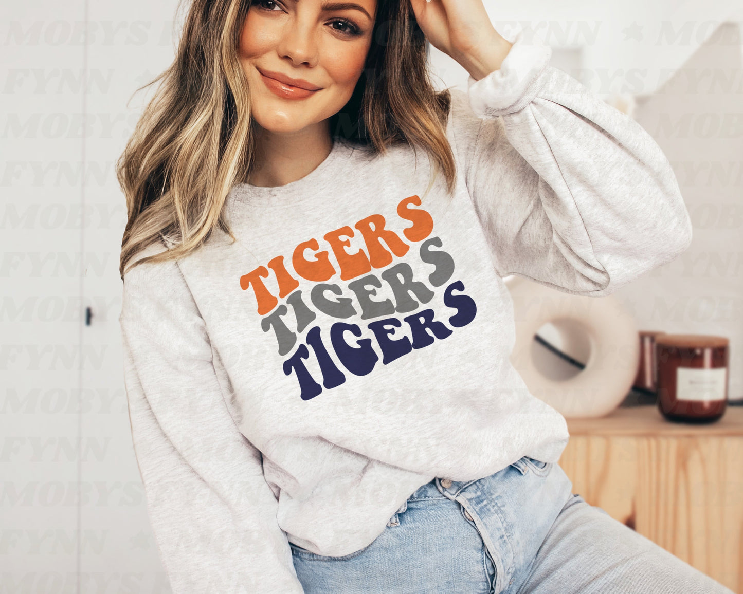 Mascot Wave Font (ANY SCHOOL/COLORS)