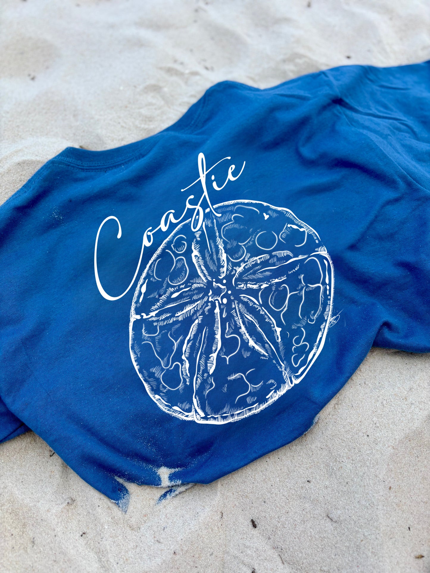 Coastie White (Please tell me front/back print in order notes & your animal/shirt color)