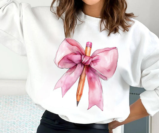 Pencil wrapped bow