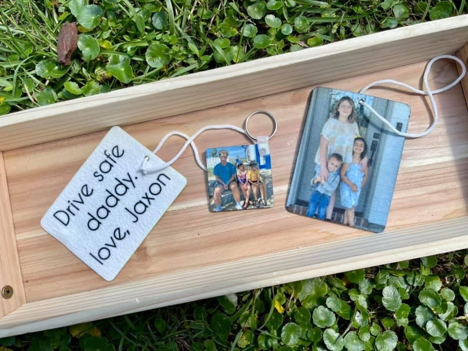 Photo Key Chain (Send me your photo after checkout) 2”x2”
