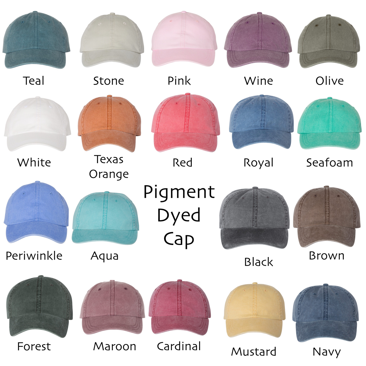 Youth & Adult Monogrammed Baseball Cap
