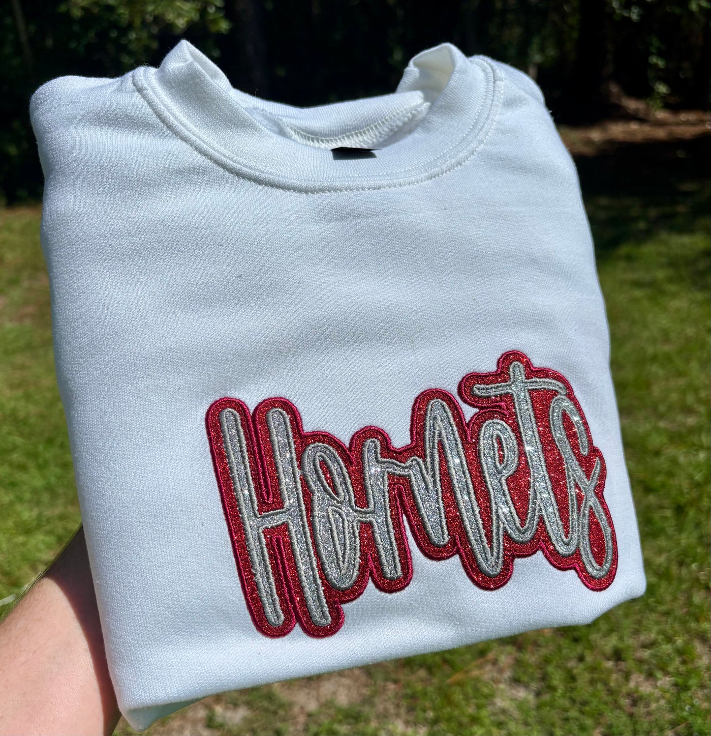 Double Stitch Glitter Mascot Embroidery