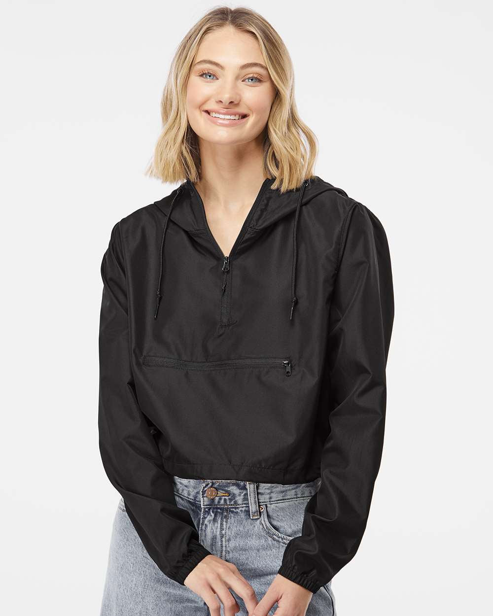 Cropped Rain Jacket (Embroidery included)