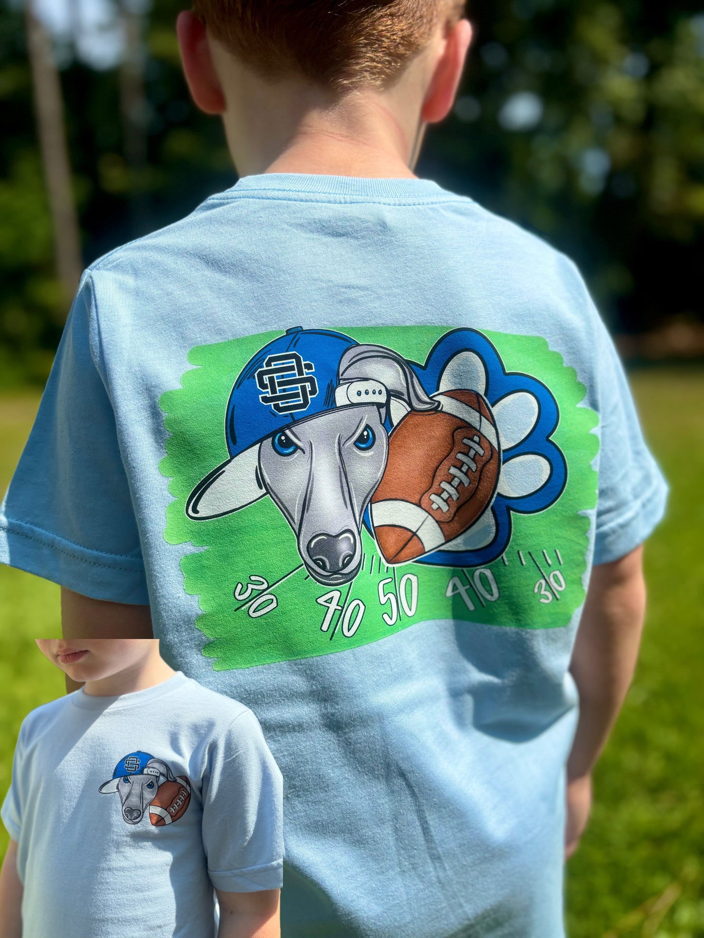 Mascot Football Field
