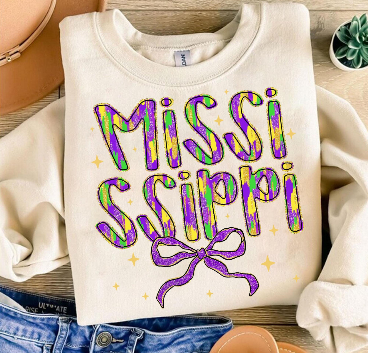 Mardi Gras State Doodle Font