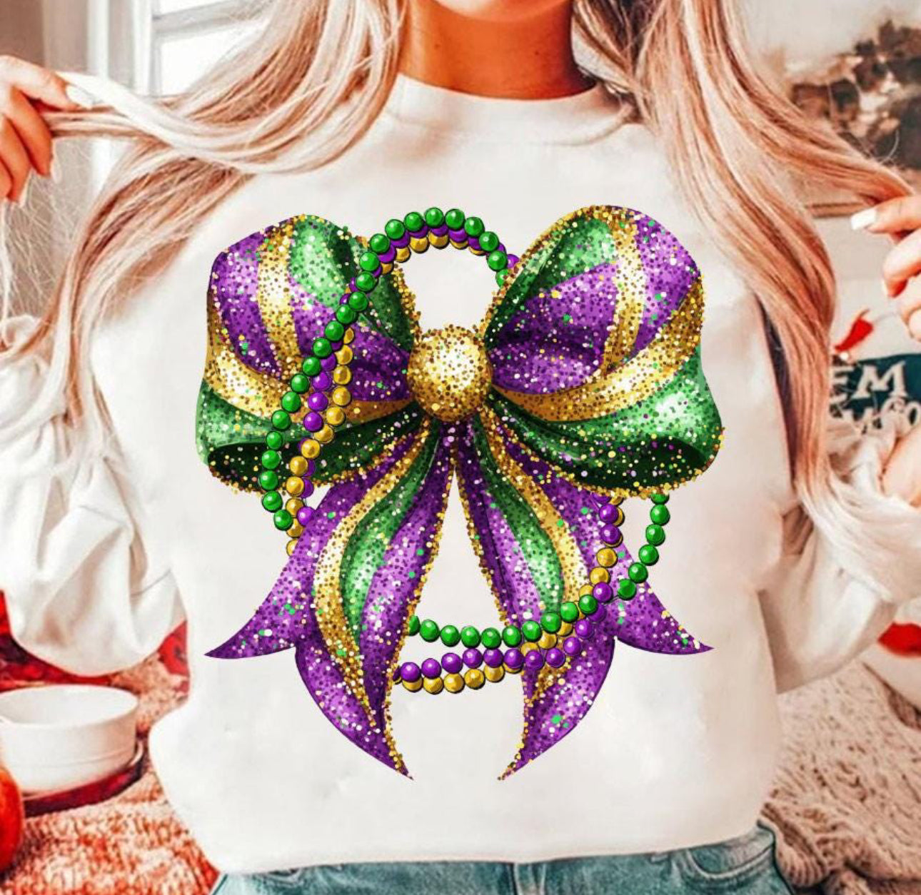 Mardi Gras Bead Coquette