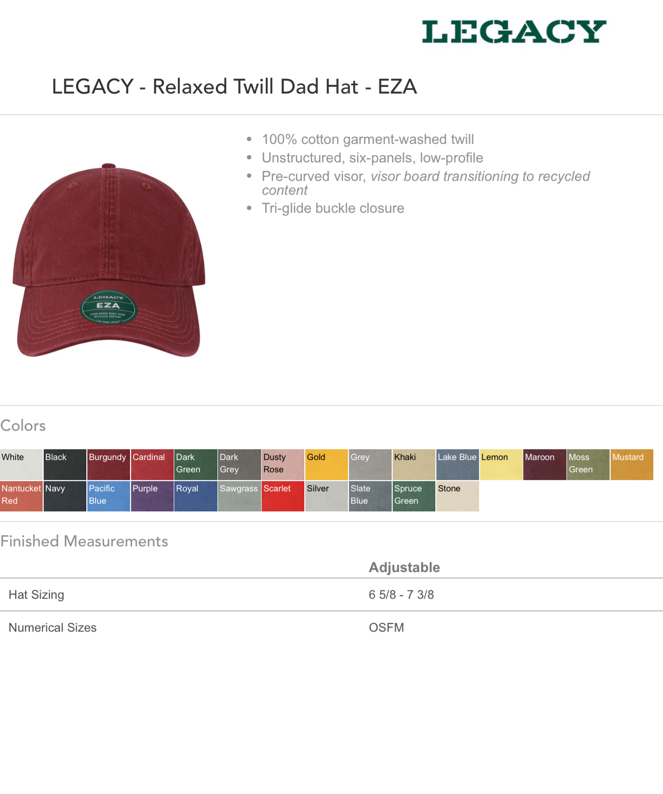 Richardson & Soft Hat (Embroidered)