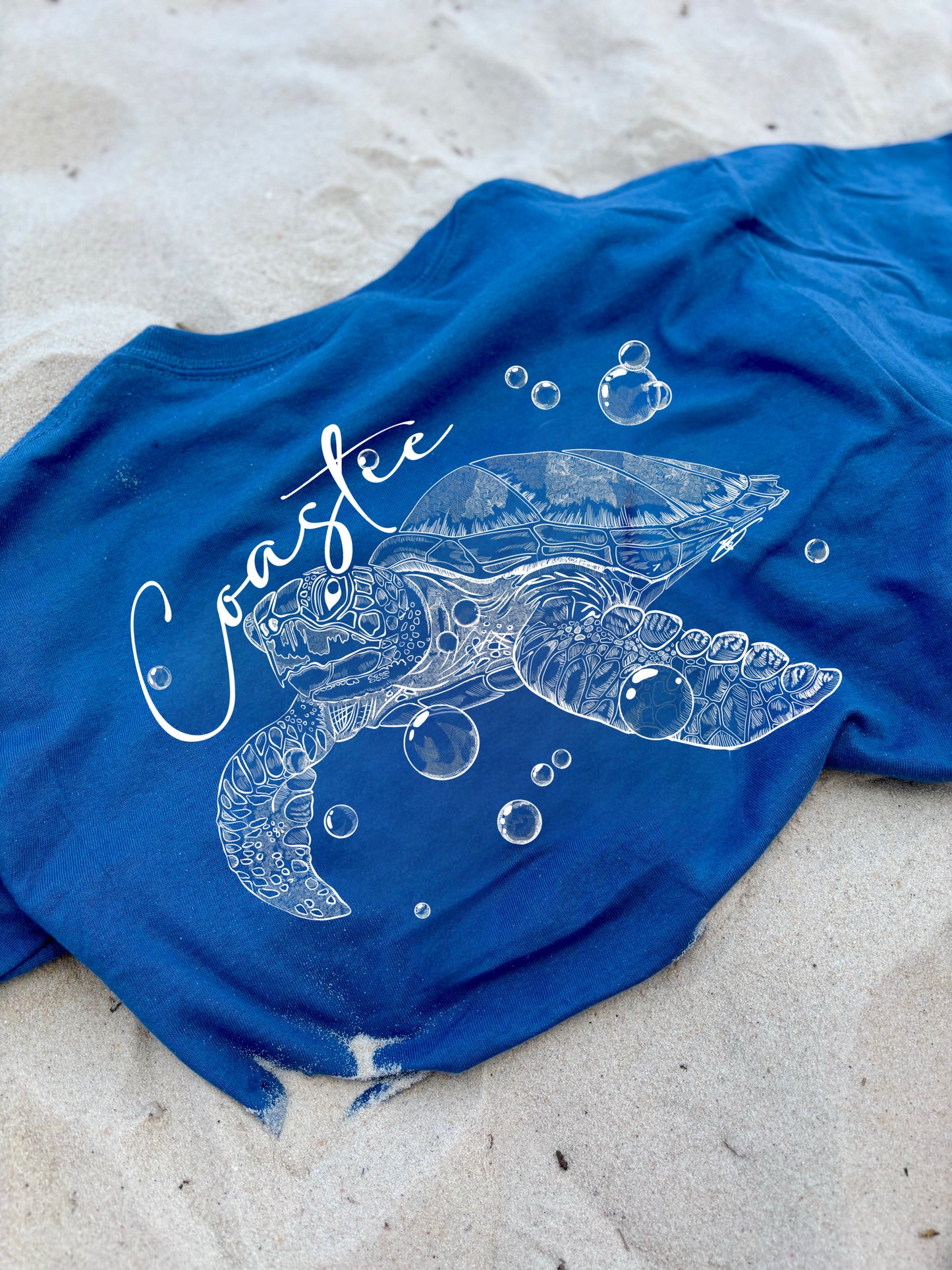 Coastie White (Please tell me front/back print in order notes & your animal/shirt color)