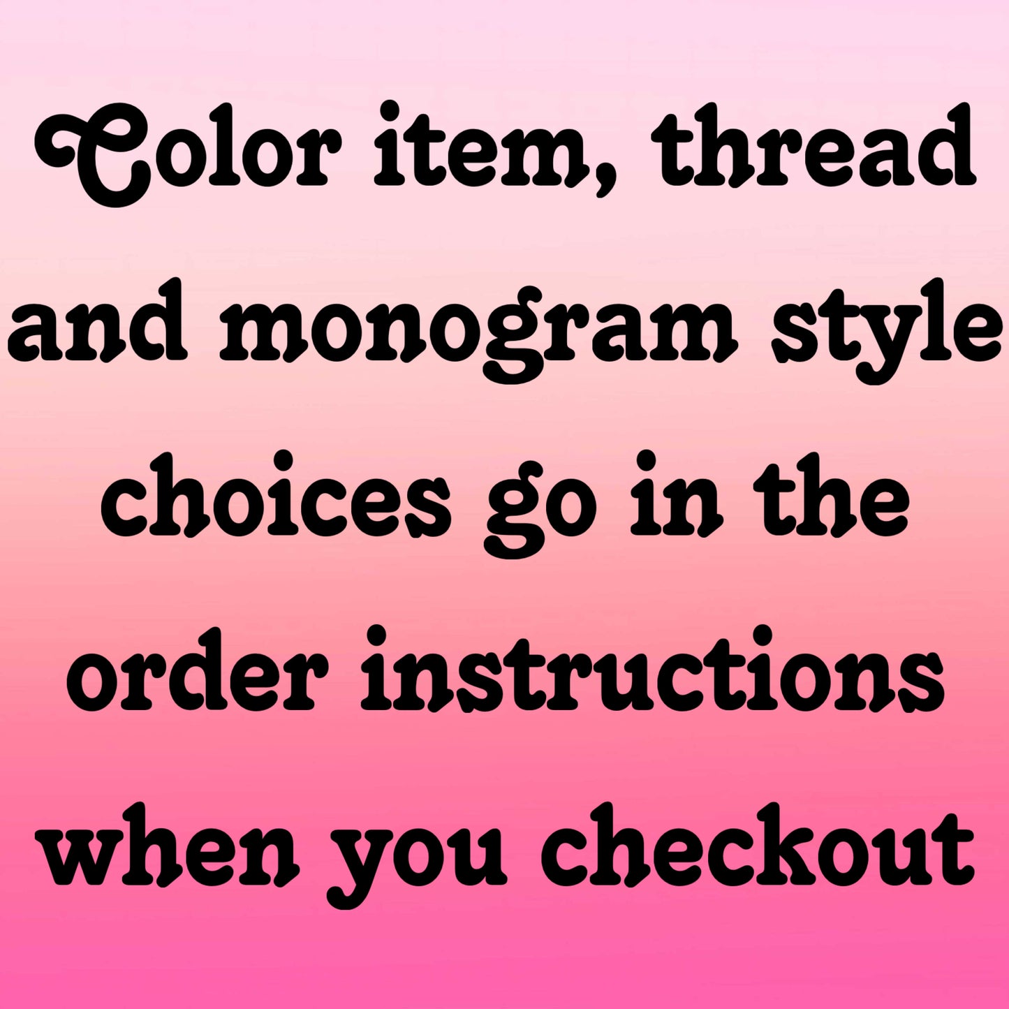 Monogrammed Waist Apron