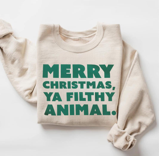 Merry Christmas Ya Filthy Animal.