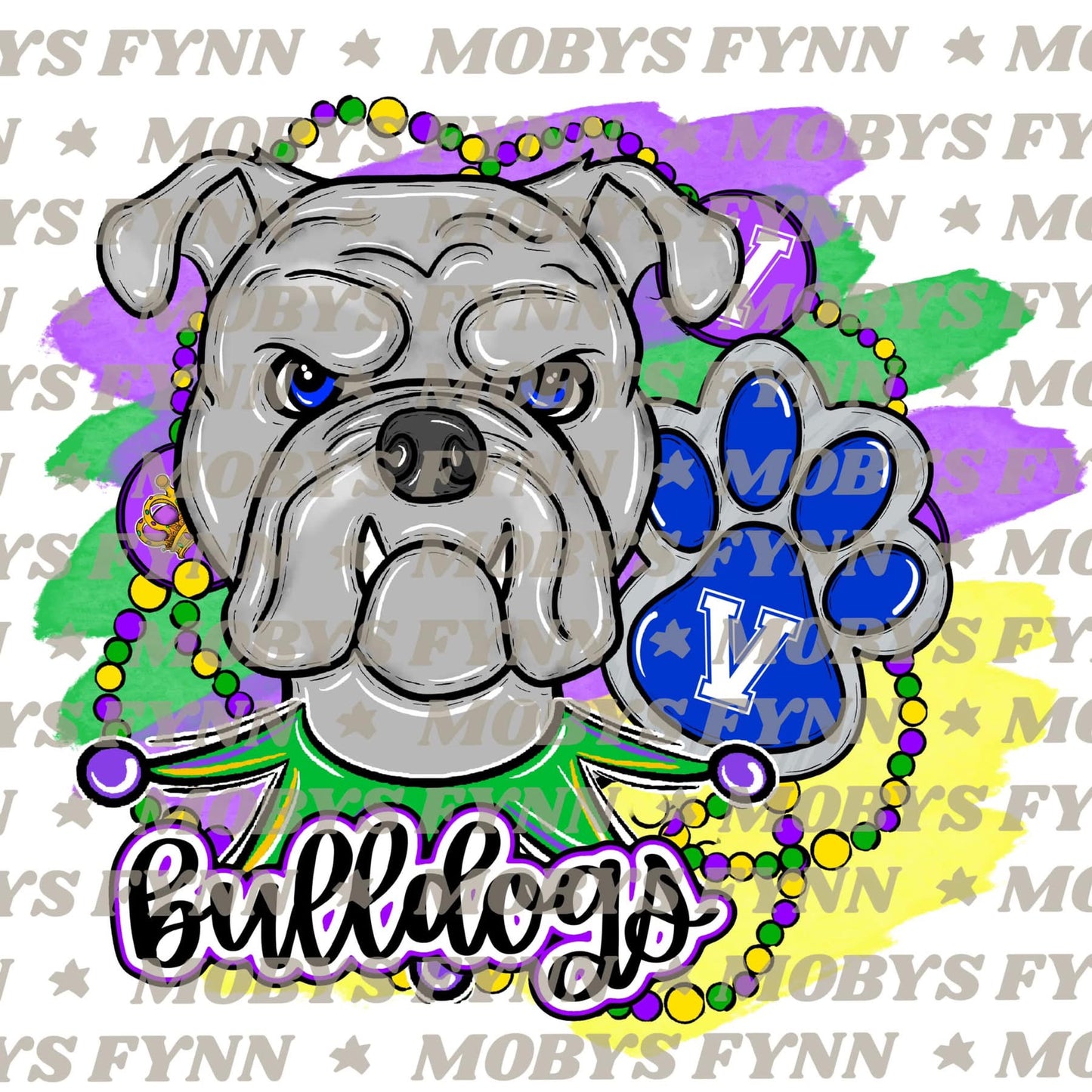 Mardi Gras Mascot (Any School)