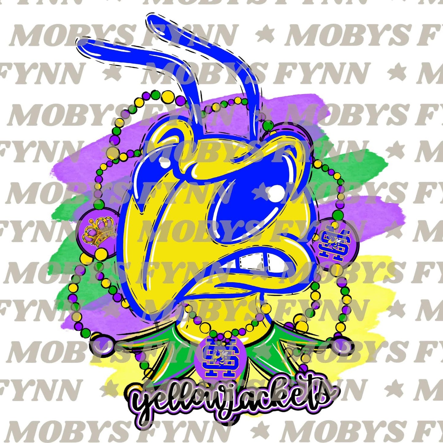 Mardi Gras Mascot (Any School)