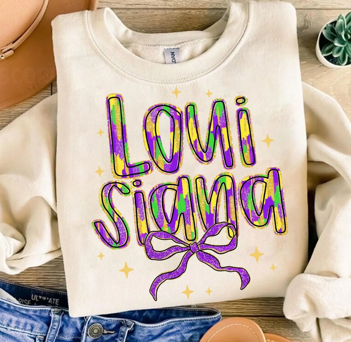 Mardi Gras State Doodle Font