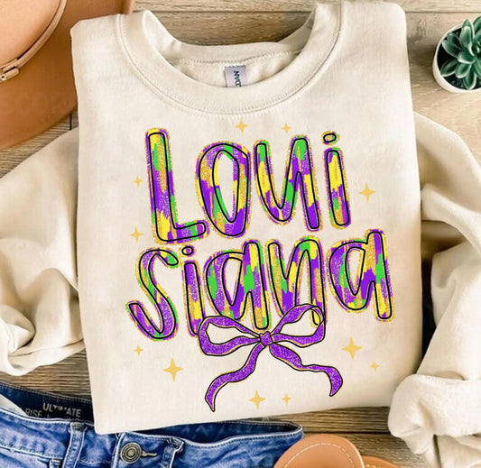 Mardi Gras State Doodle Font