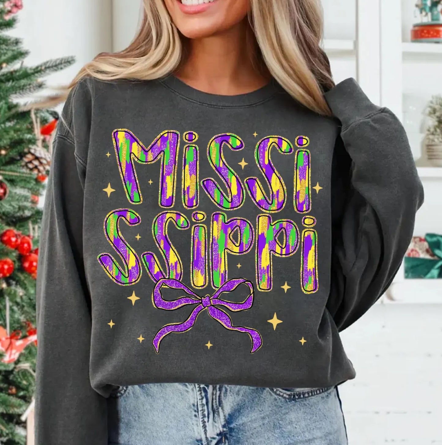 Mardi Gras State Doodle Font