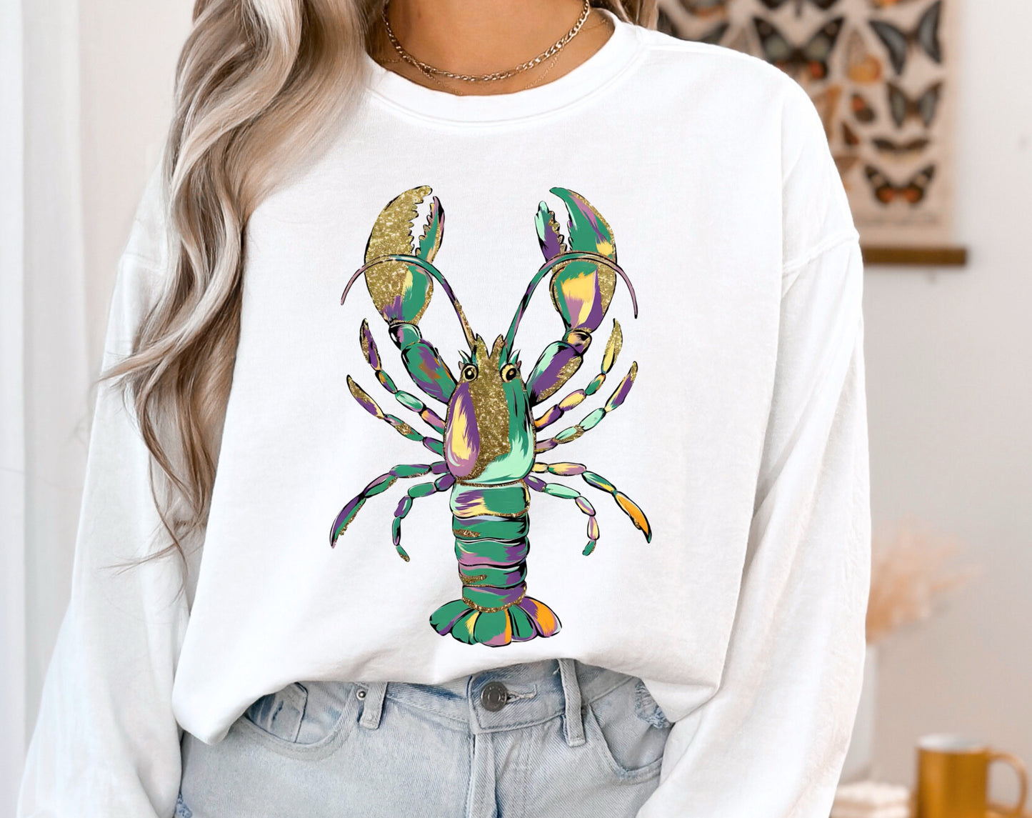 Mardi Crawfish Watercolor