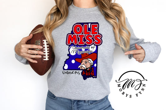 Ole Miss Doodle States