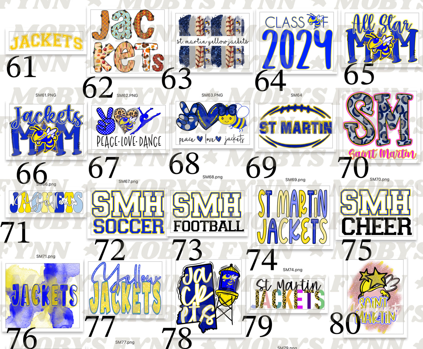 St Martin School Sale Sublimation ONLY Sale