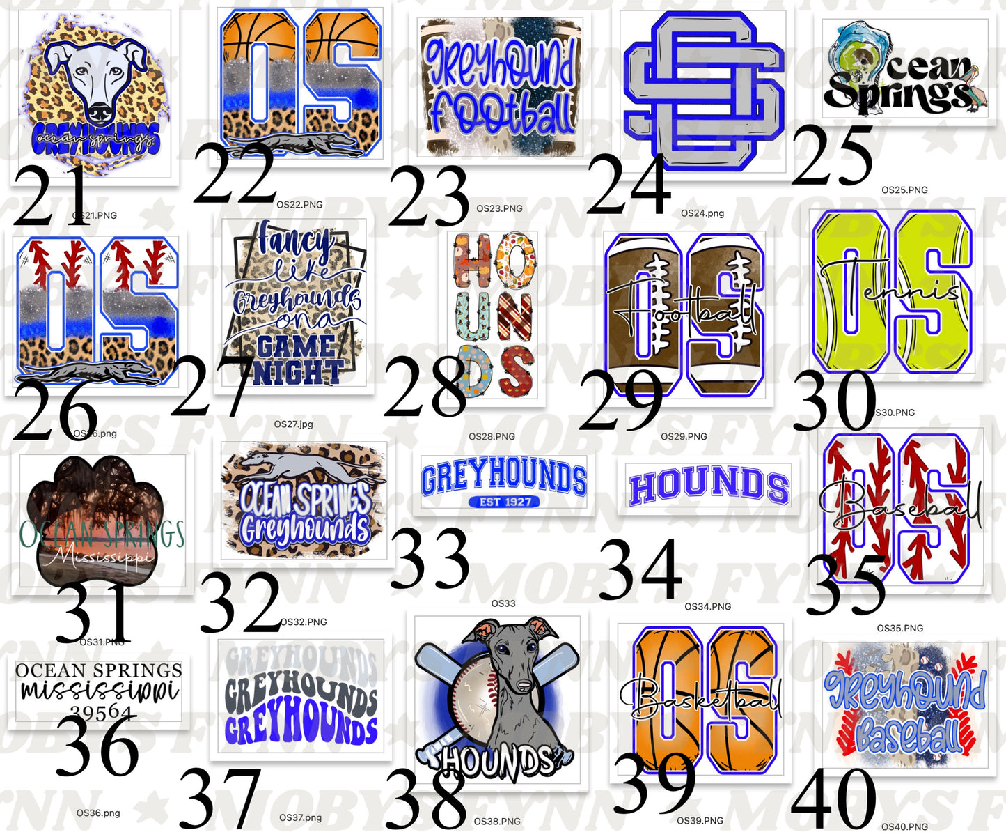 Ocean Springs School Sale Sublimation ONLY Sale