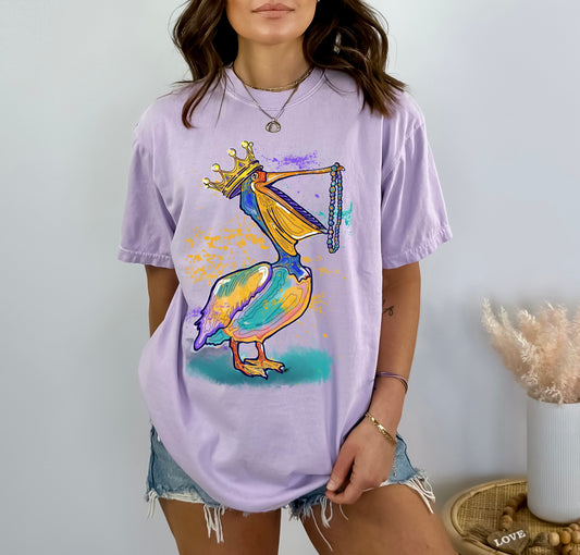 Mardi Gras Pelican (with or without year)