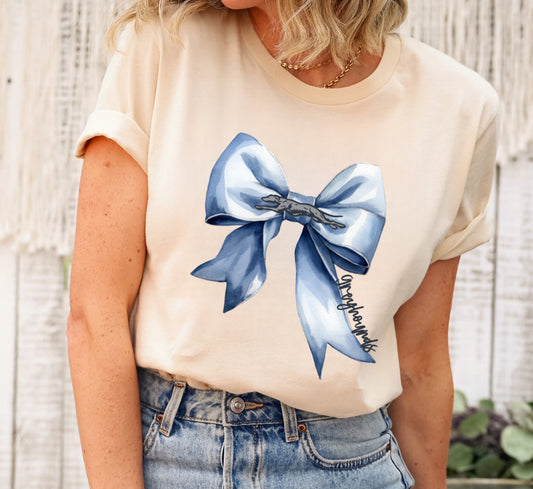 Watercolor Bow Mascot (ANY School/Color)