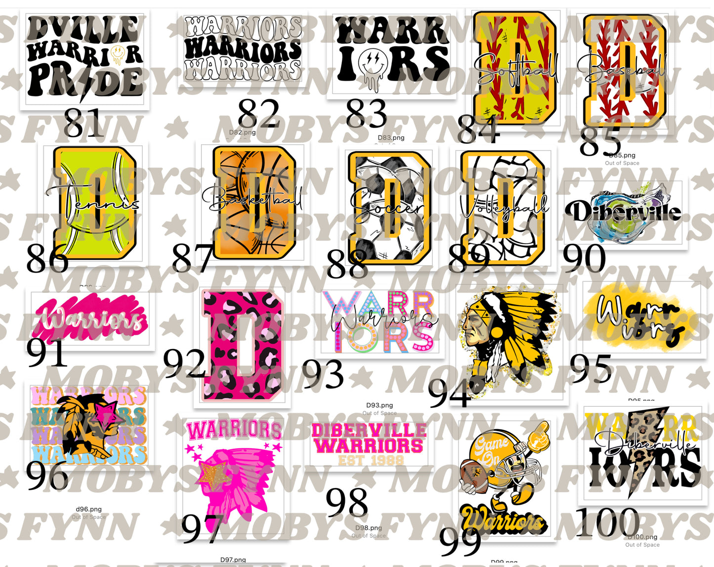 Diberville School Sale Sublimation ONLY Sale