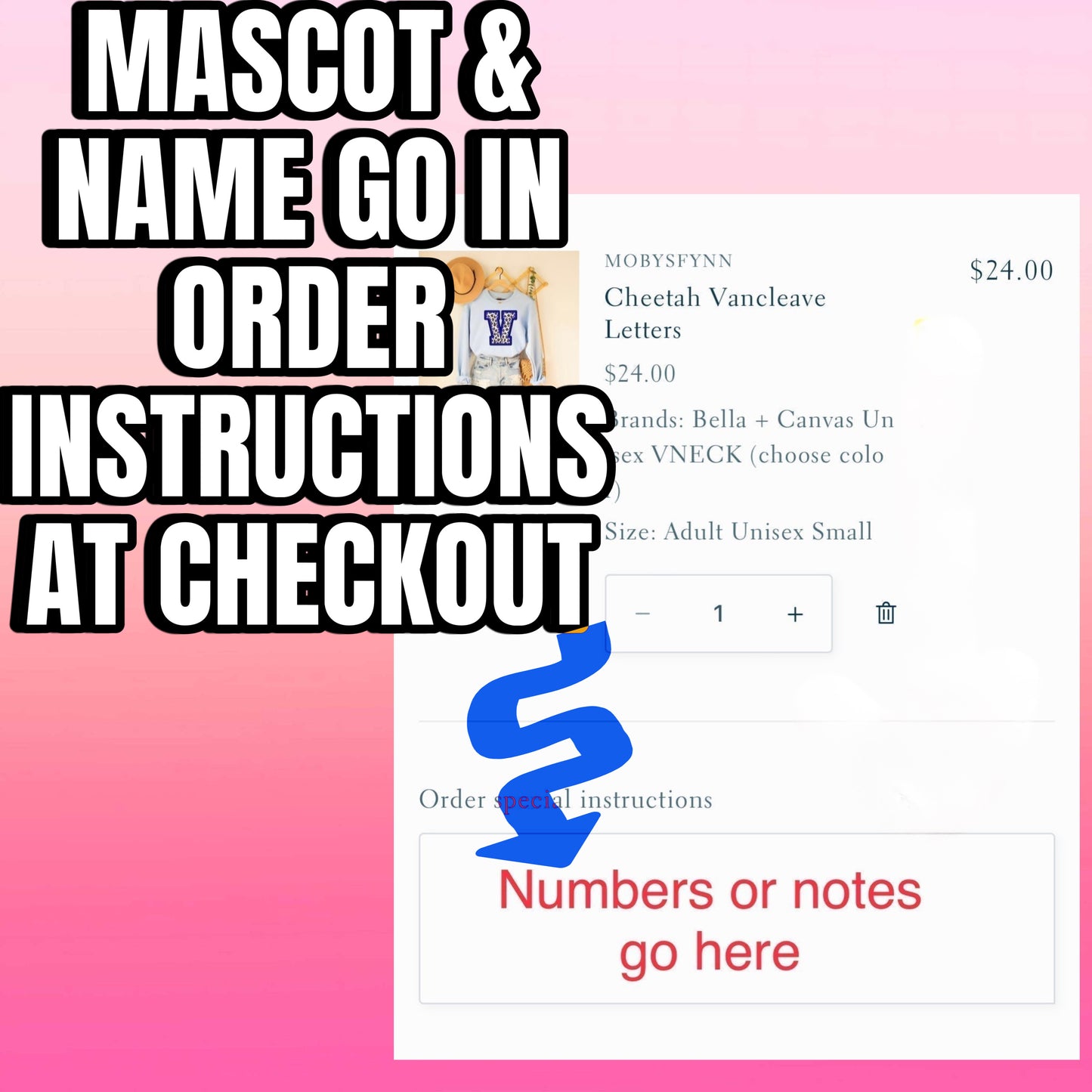 Mascot Sweatshirt Sale