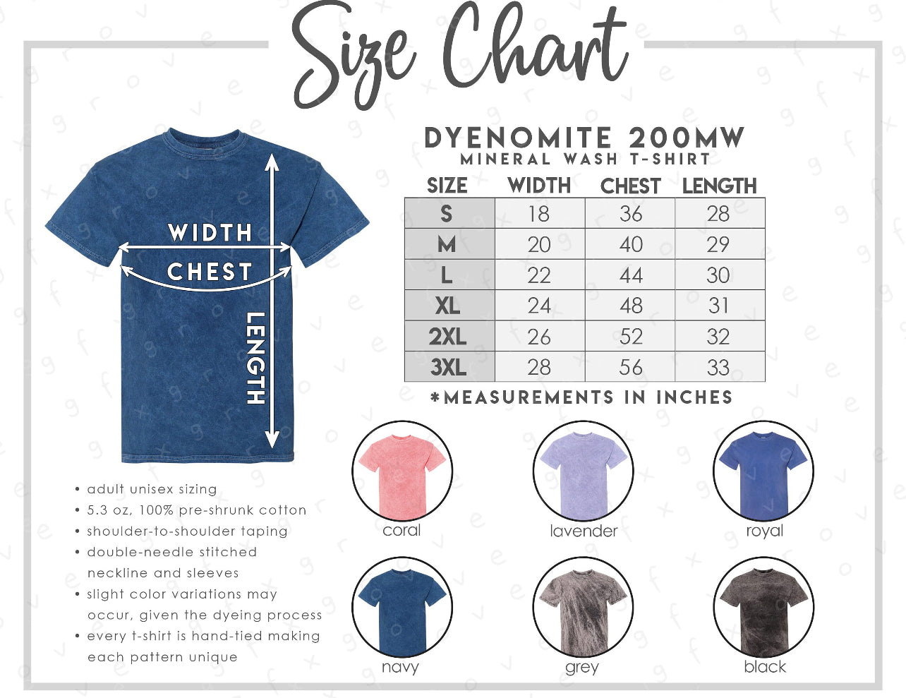 Mineral Wash Tees (Any Saying)