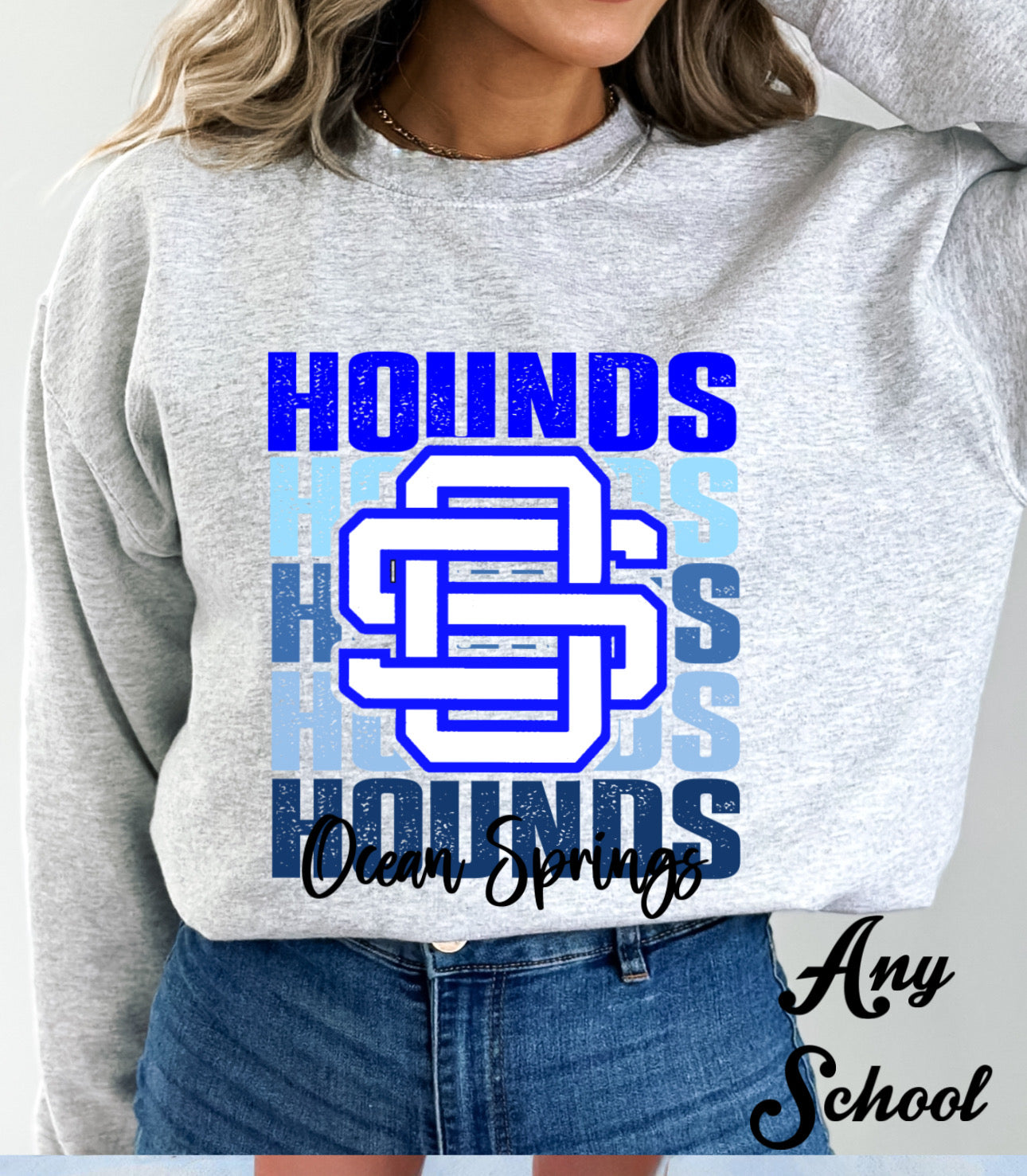 Worn Logo Stack (Any School)