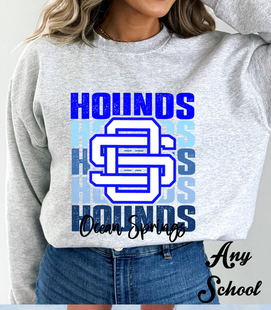 Worn Logo Stack (Any School)