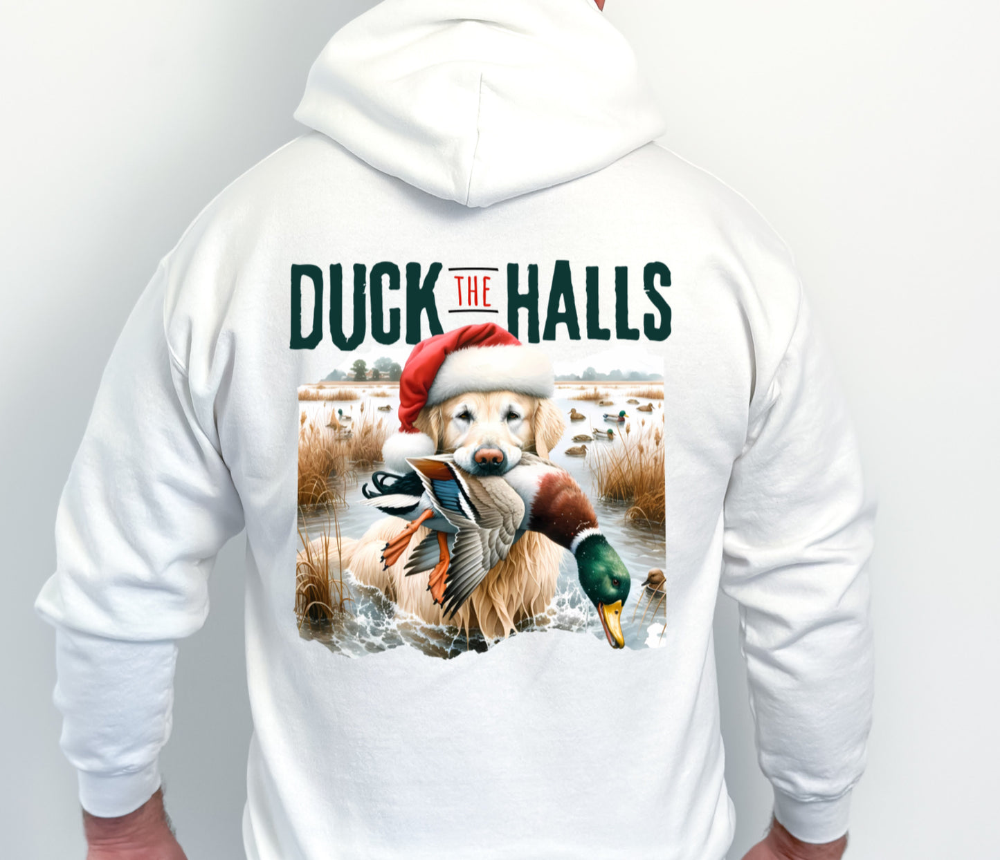 Duck the Halls (Tan or Brown Lab)