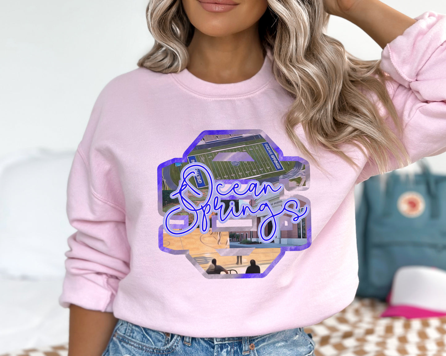 Ocean Springs Watercolor Letters (SUBLIMATION)