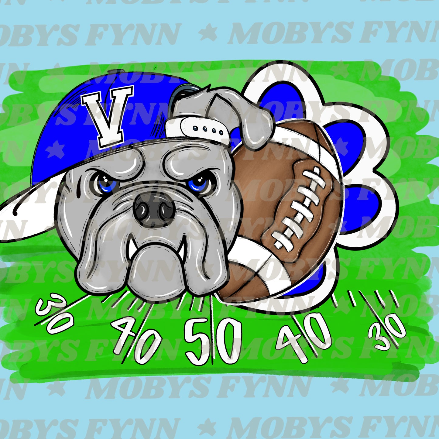 Mascot Football Field