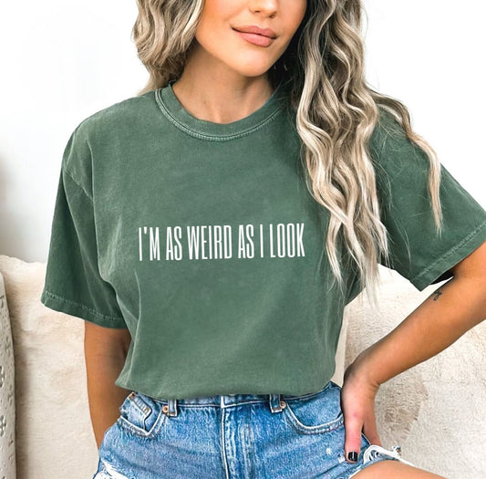 Six Caps Font Tee (Any Saying)