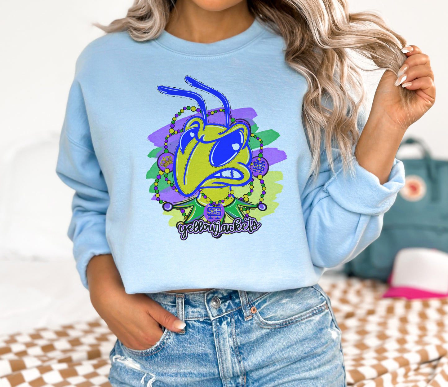 Yellowjackets Mardi Gras (SUBLIMATION SALE)
