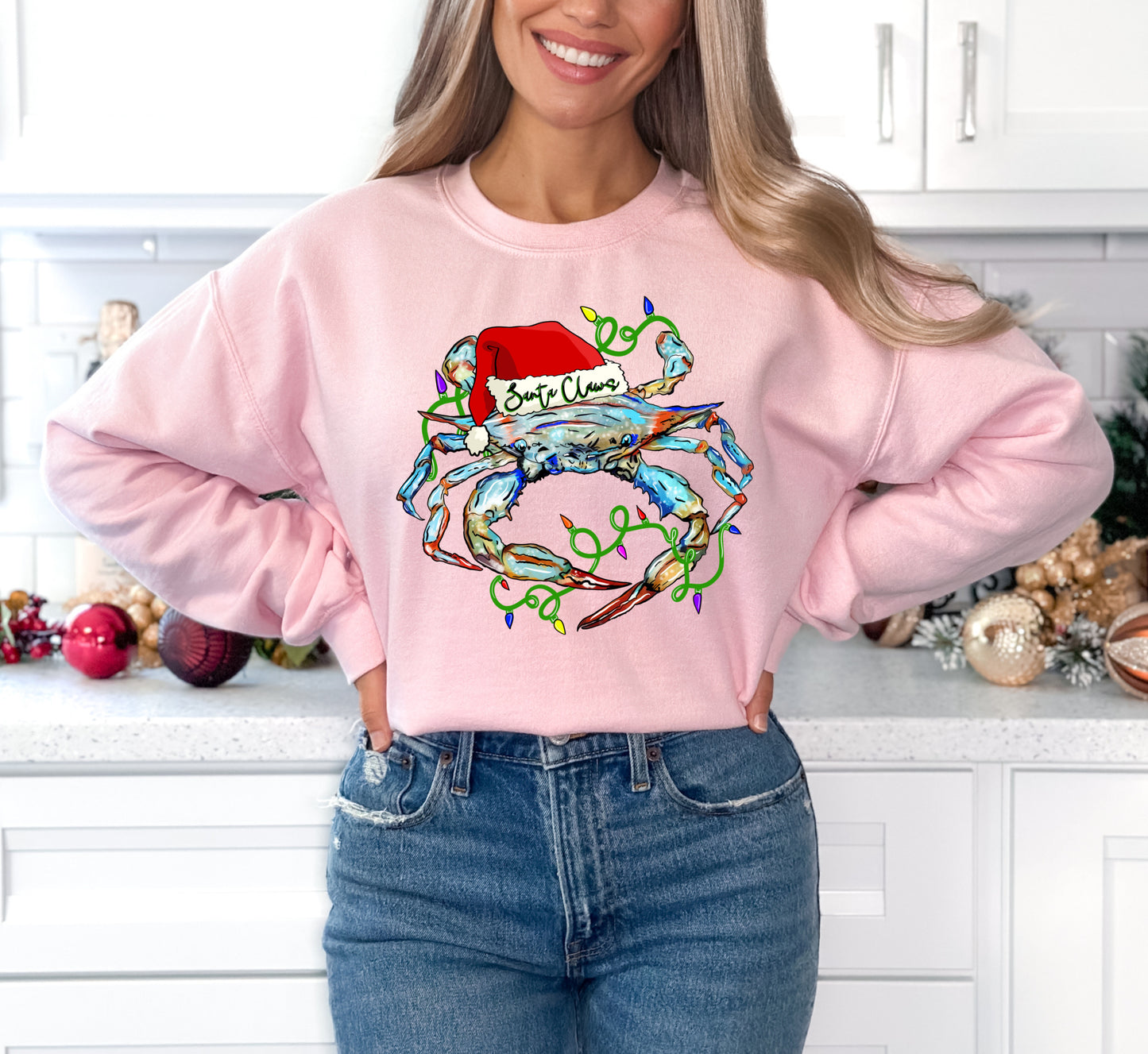 Coastal Christmas Santa Claws (Front or Back Print)