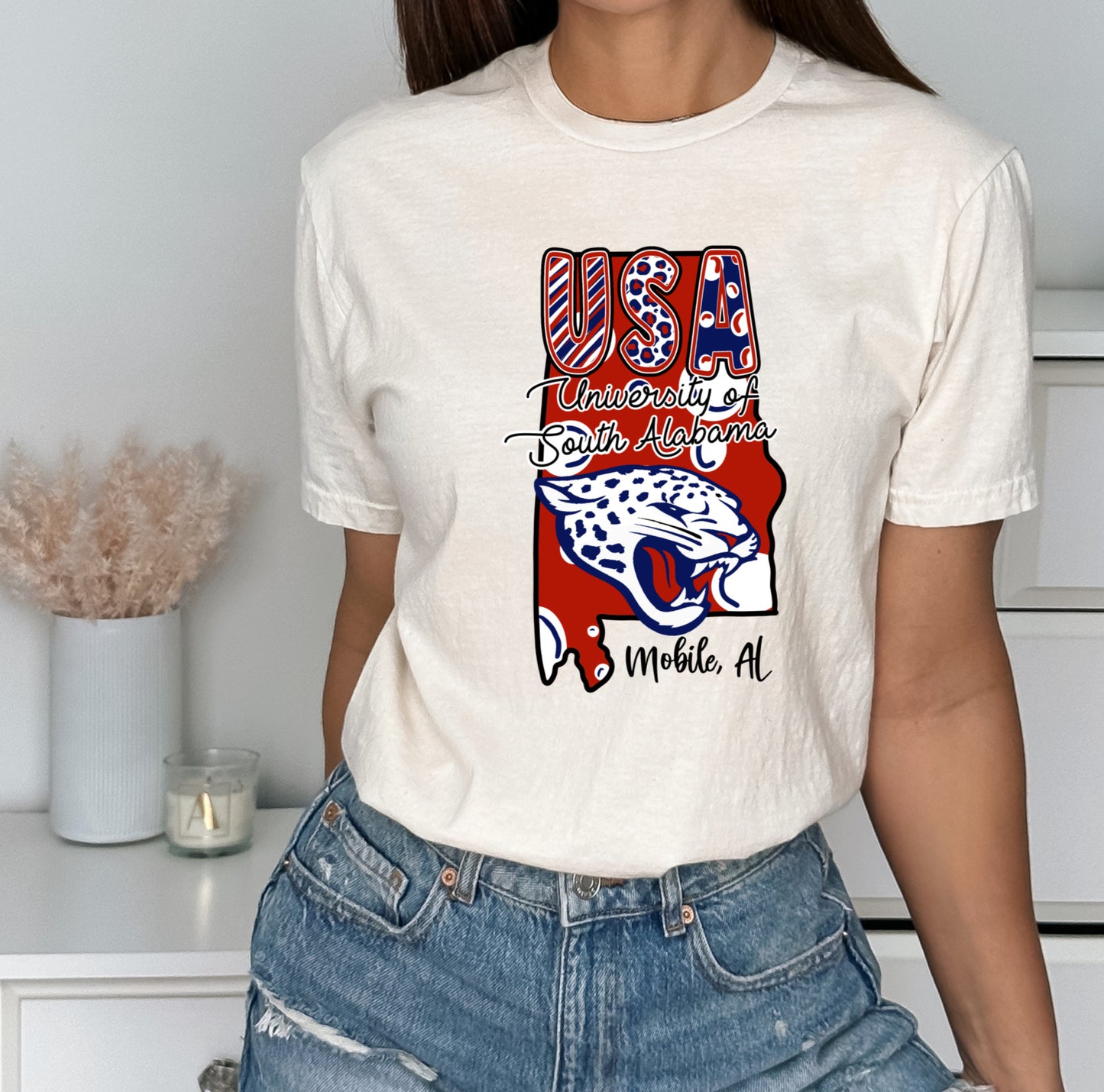 USA university of South Alabama Doodle State