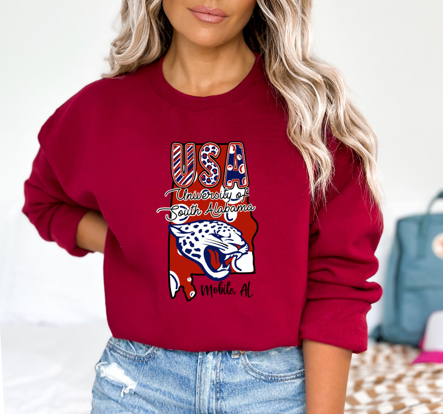 USA university of South Alabama Doodle State